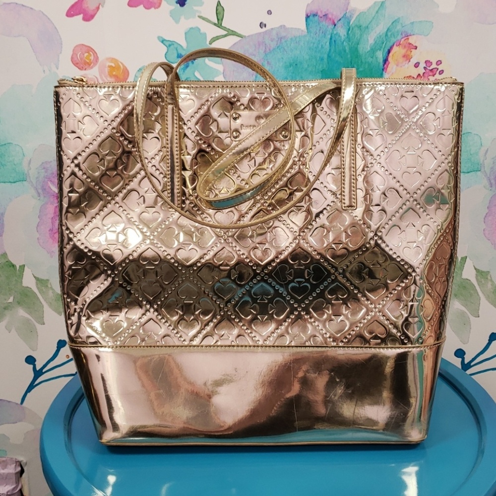Kate Spade Beale Street gold tote
